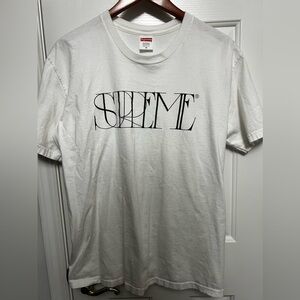 FW22 Supreme Trademark tee size Medium White T-shirt